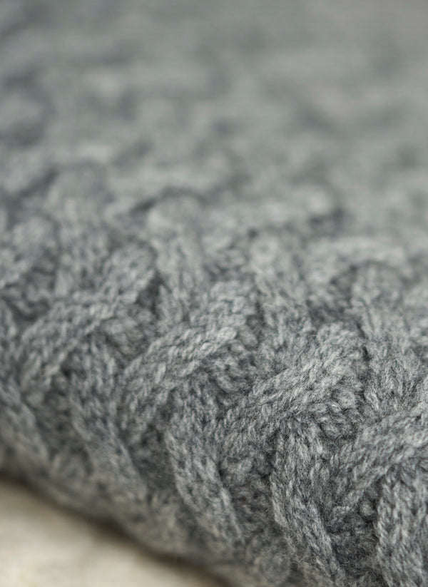 textured detail of como sweater