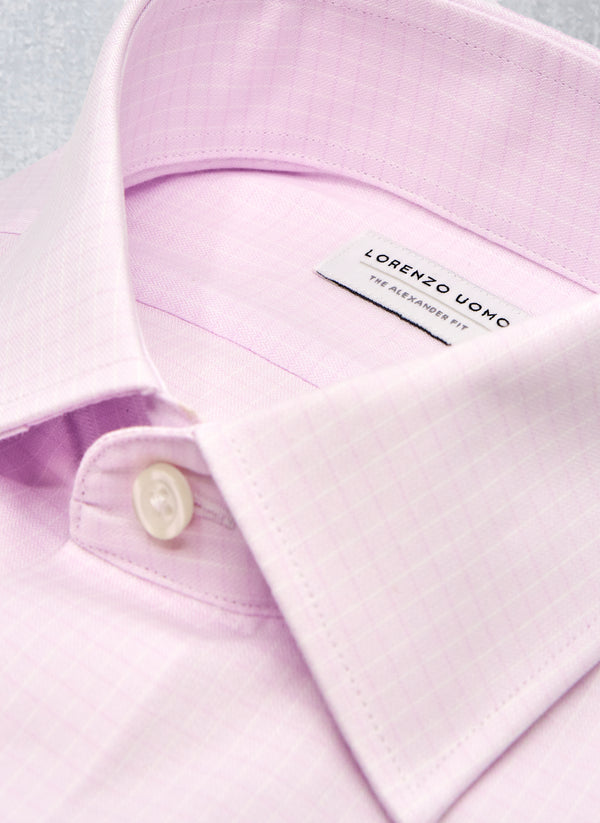 Alexander in Light Pink Check Shirt