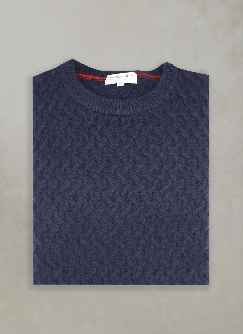 Lorenzo Cashmere Crewneck Sweater