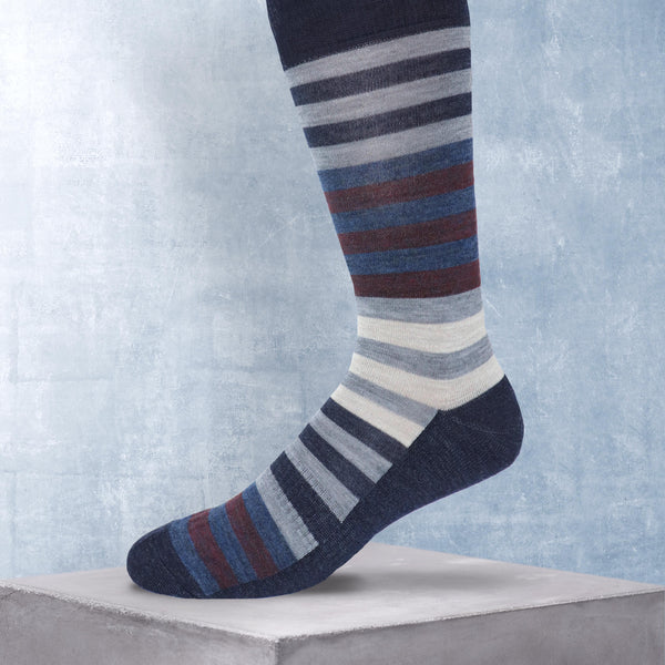 Ankle Socks Softmerino (Blue)