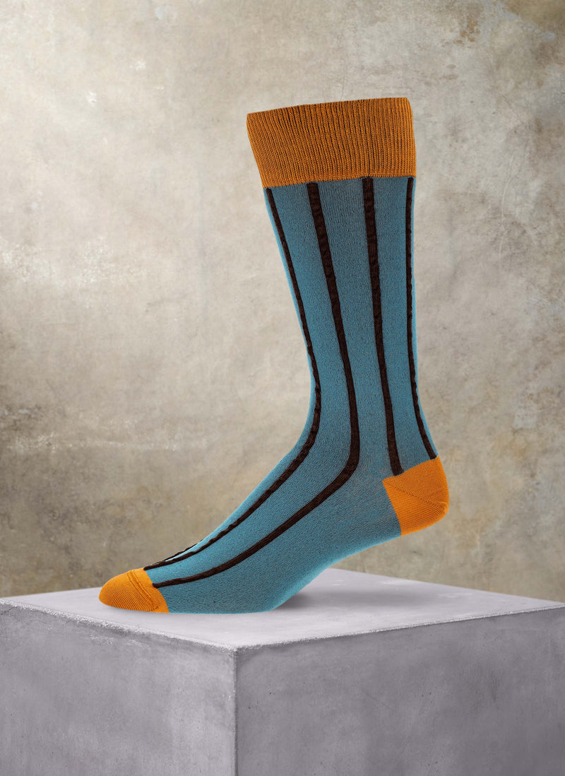 Vertical Stripe Sock 