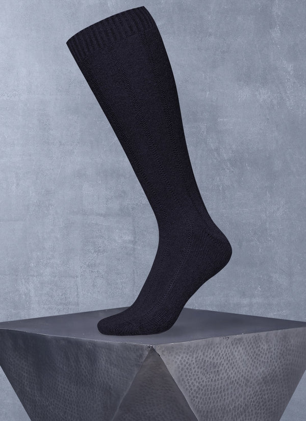 BRUBAKER Mens Or Womens Thick Cashmere Socks - 40% Cashmere, 48% Lambs