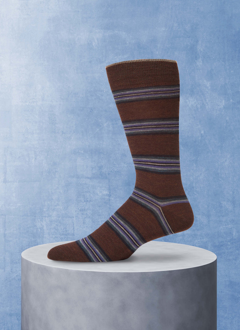 3 Pack Italian Merino Wool Fashion Mid-Calf Socks in Assorted – Lorenzo Uomo
