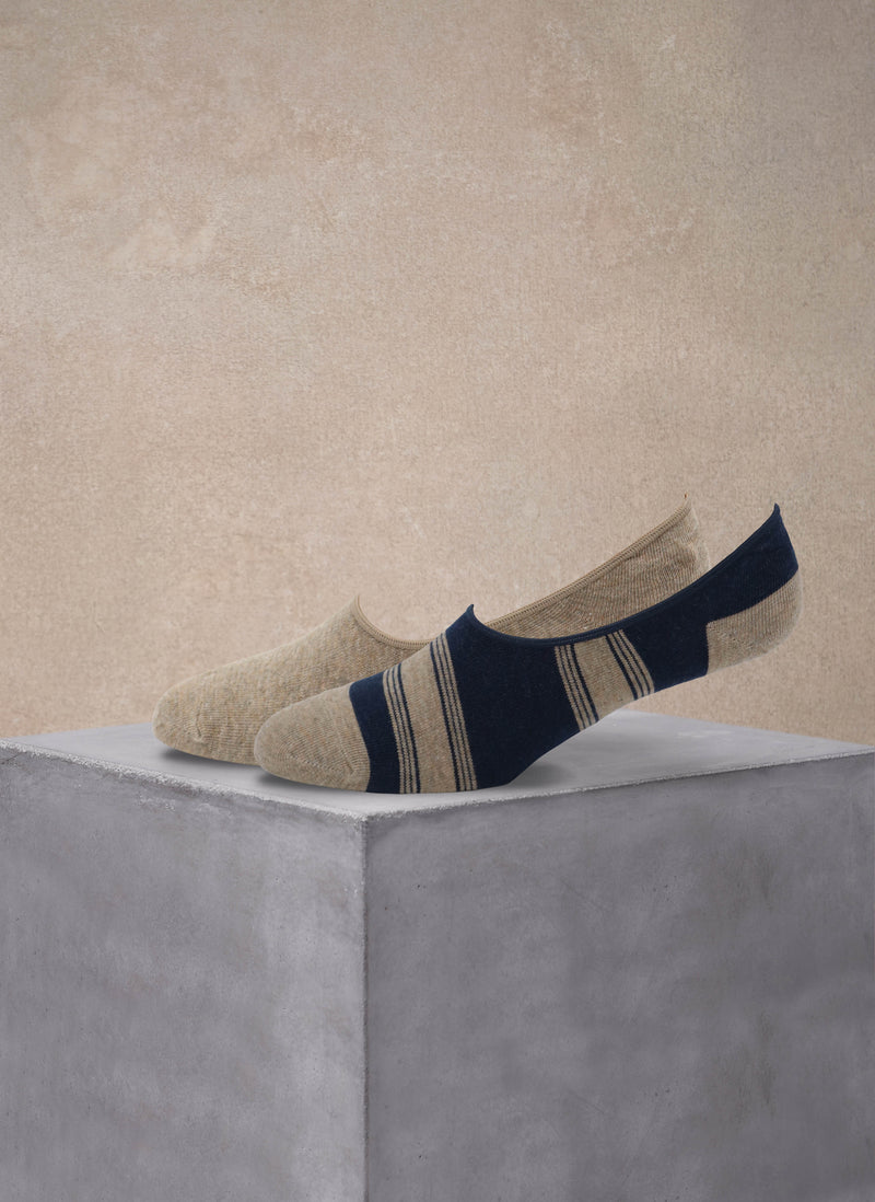 Basic Melange Invisible Sock - Men's and Women's No-Show Sock