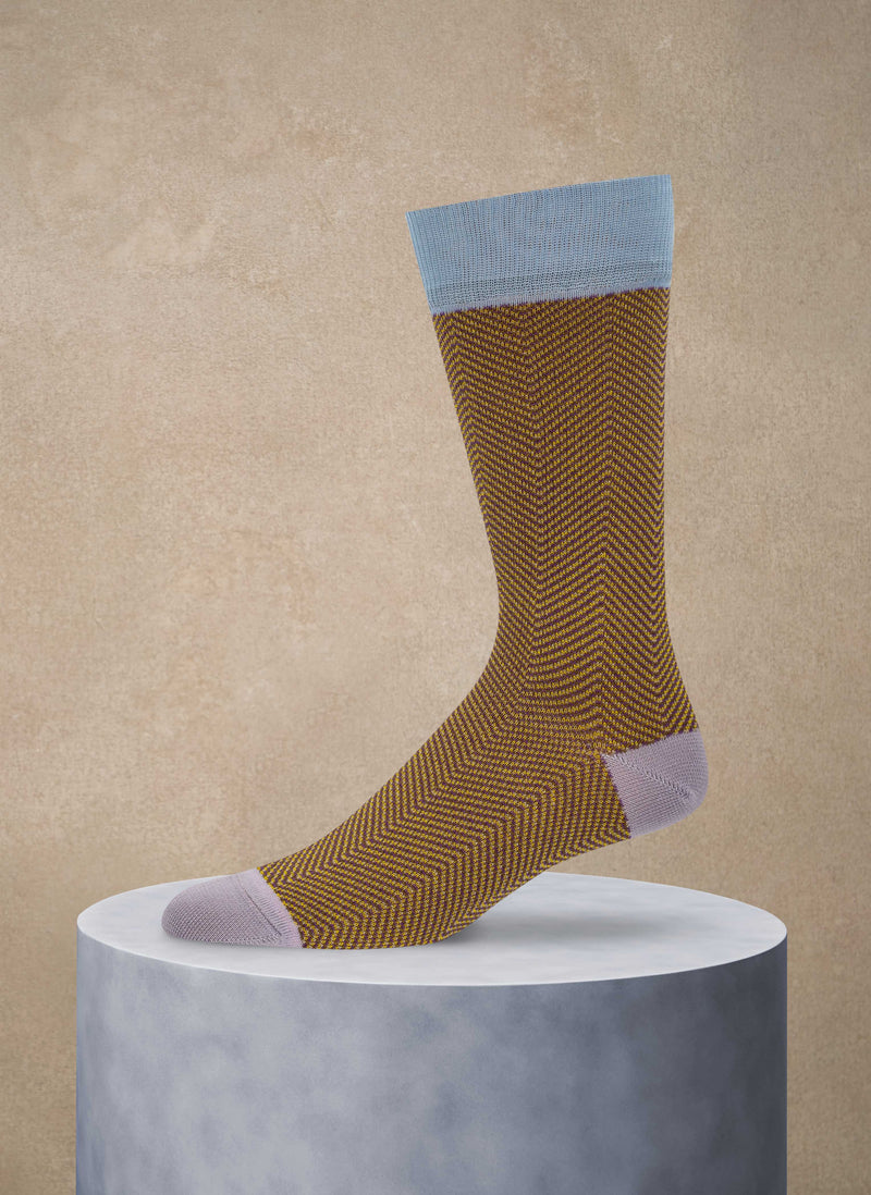 Textured Stripe Sock